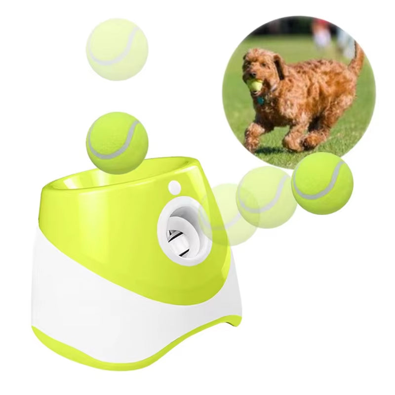 PuppiLob Automatic Dog Ball Launcher for Hands-Free Play