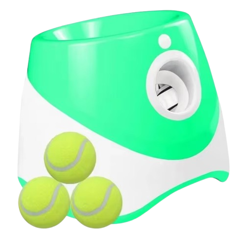 PuppiLob Automatic Dog Ball Launcher for Hands-Free Play