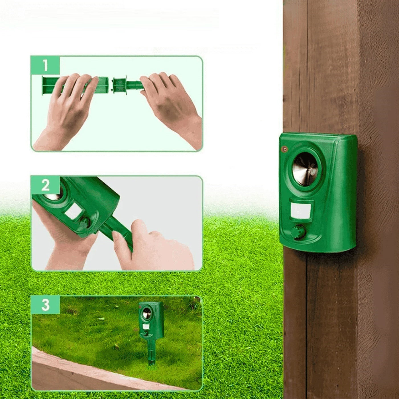 PurrAwayi Smart Ultrasonic Animal Deterrent and Motion Sensor