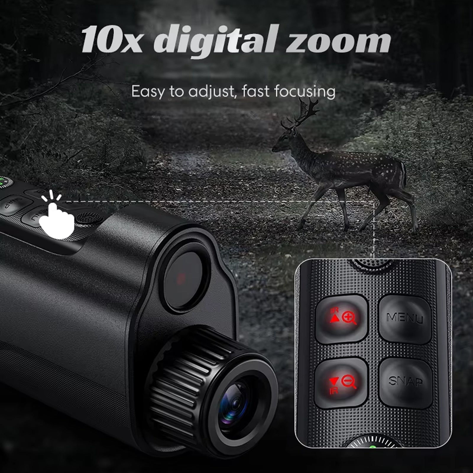 PyroFlary 1080P HD Thermal Monocular with 800m Range
