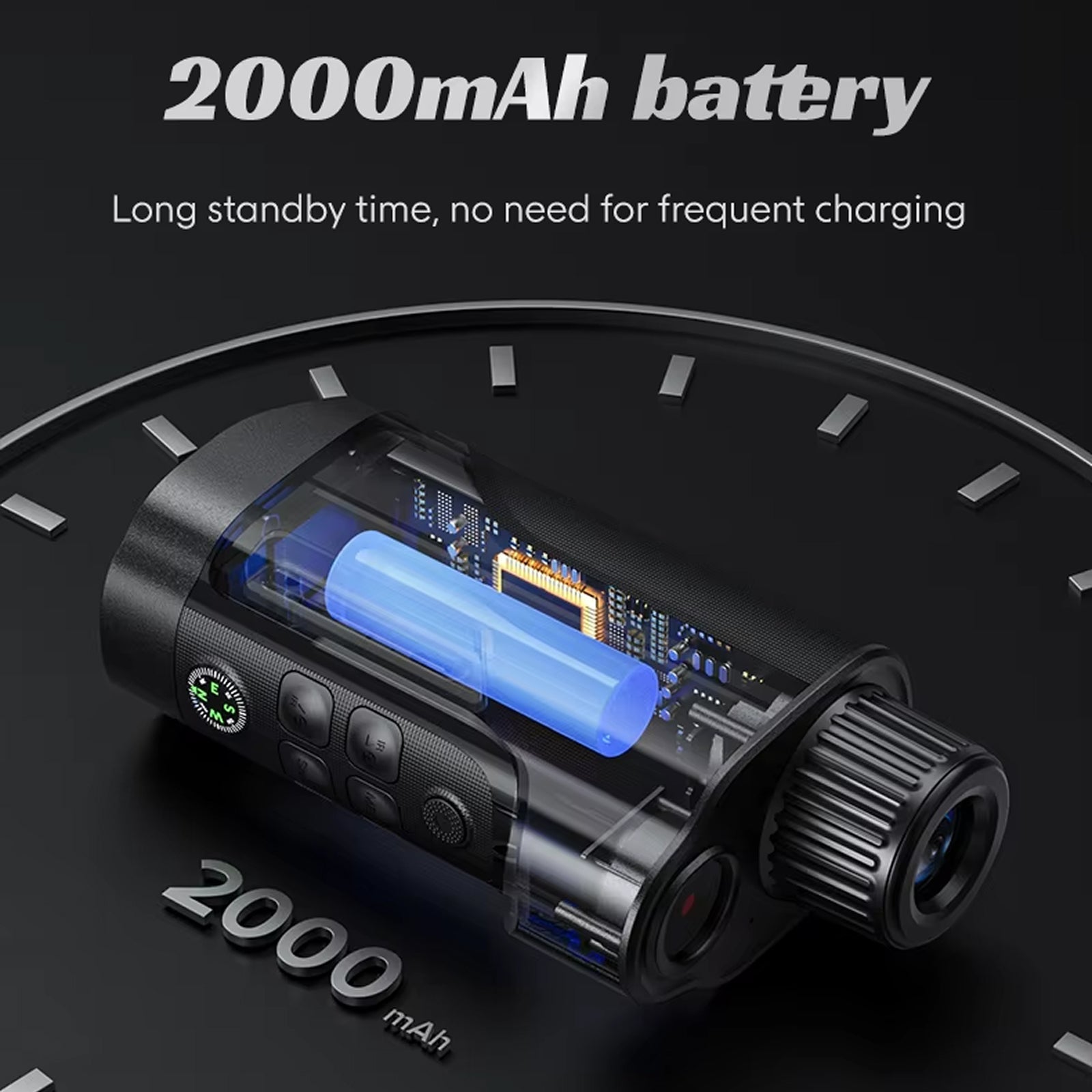 PyroFlary 1080P HD Thermal Monocular with 800m Range