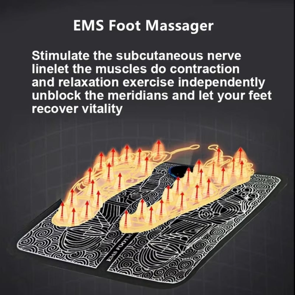 PyxiHeal EMS Foot Massager for Neuropathy and Pain Relief