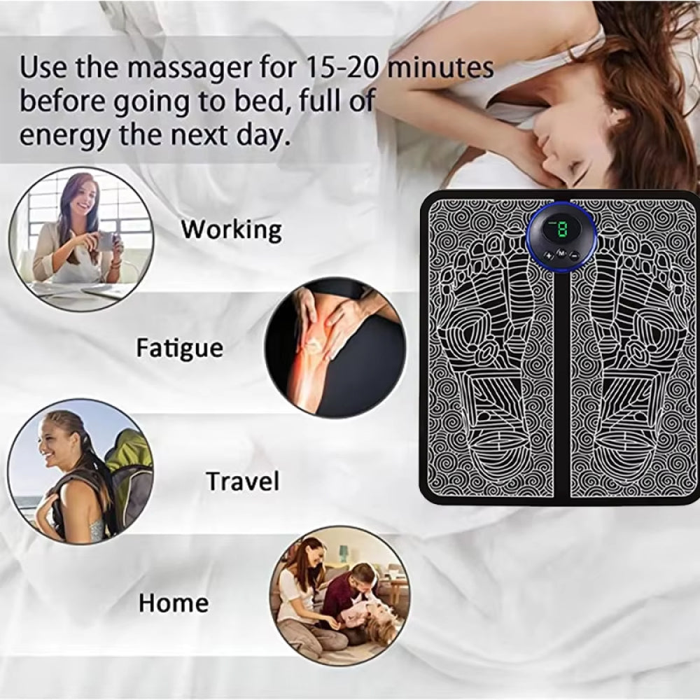 PyxiHeal EMS Foot Massager for Neuropathy and Pain Relief