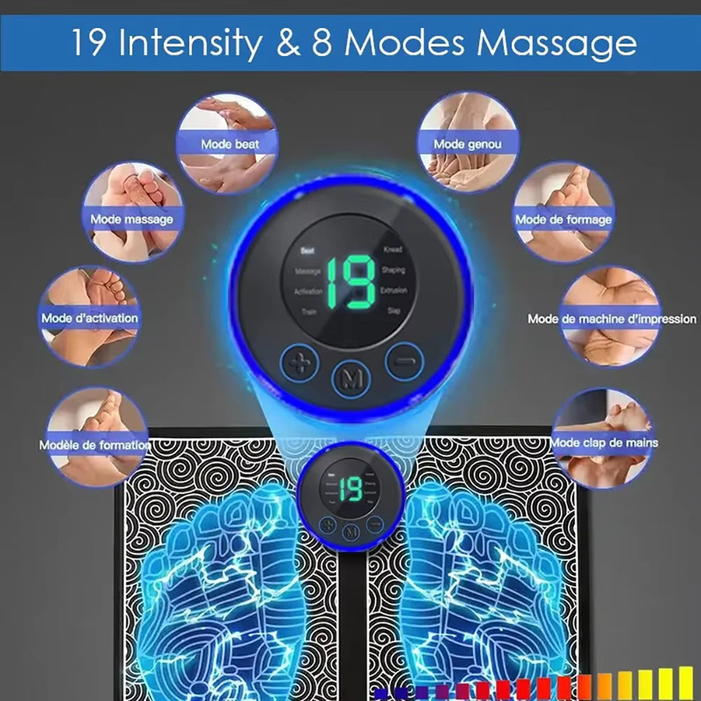 PyxiHeal EMS Foot Massager for Neuropathy and Pain Relief