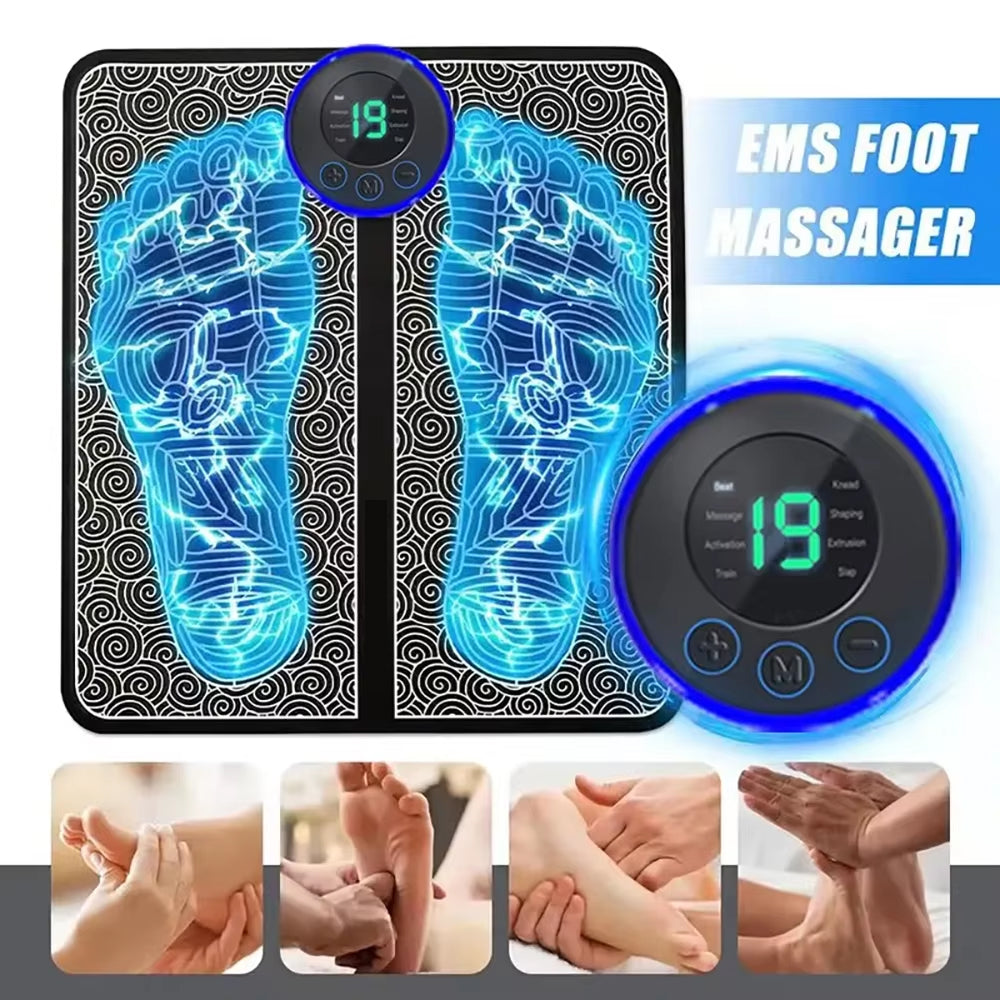 PyxiHeal EMS Foot Massager for Neuropathy and Pain Relief