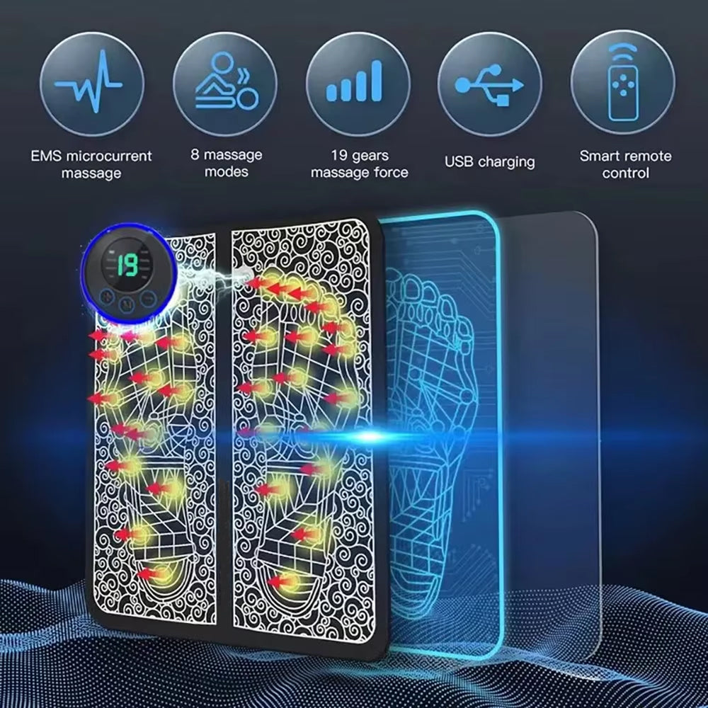 PyxiHeal EMS Foot Massager for Neuropathy and Pain Relief