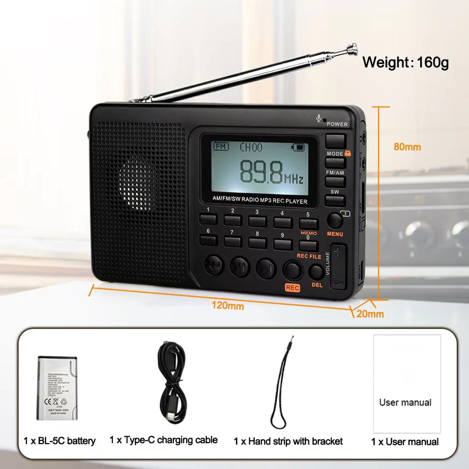 RadyoWav AM FM Emergency Radio