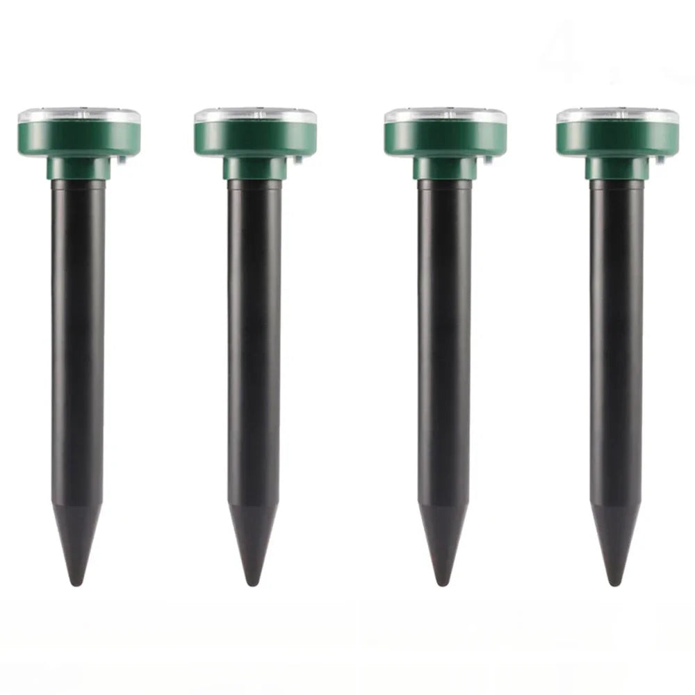 RatlyAway Solar Ultrasonic Mole Repeller for Lawns & Gardens