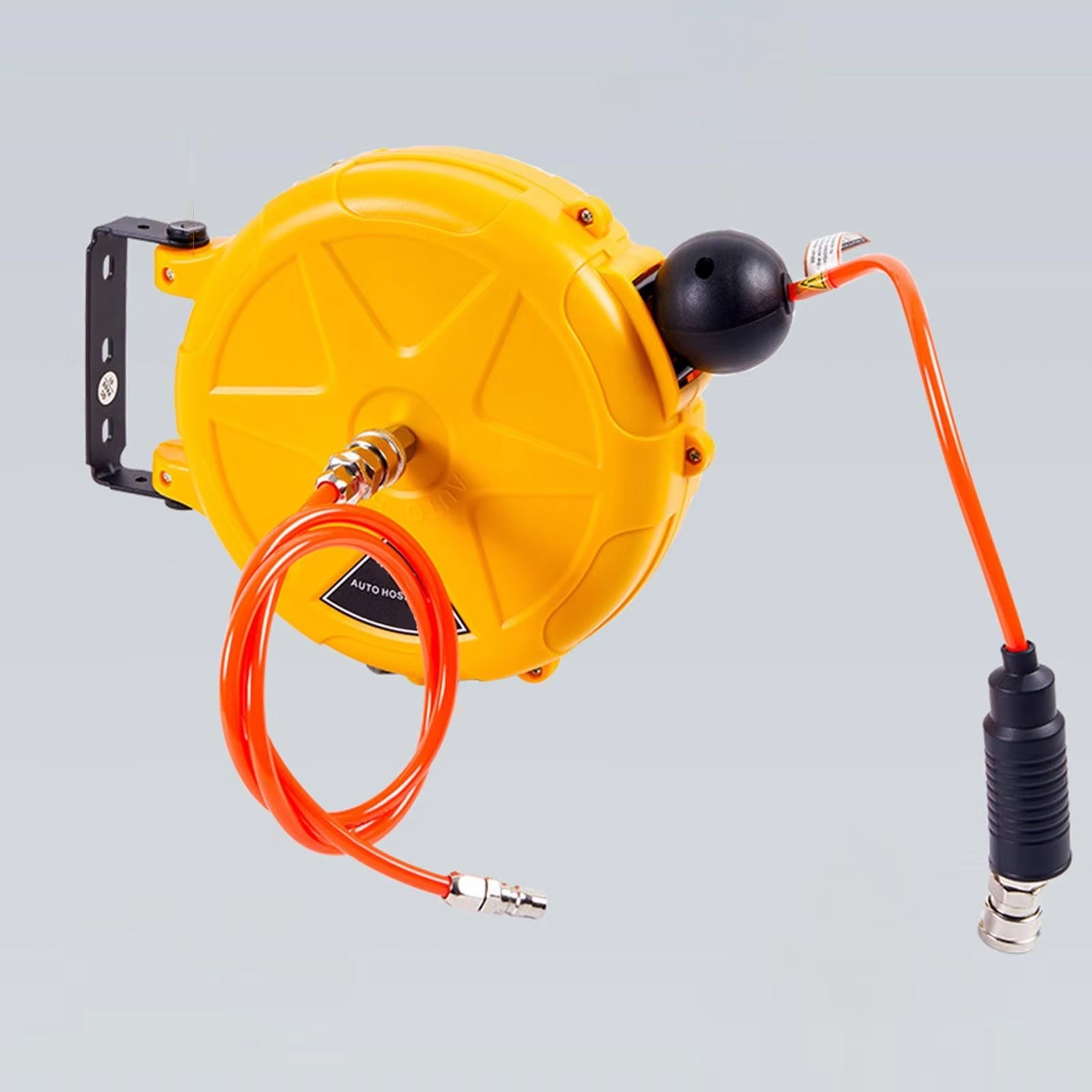 ReelCoil Retractable Air Hose Reel with Patented Slow Rewind