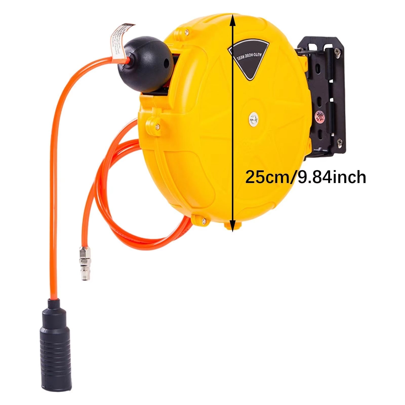 ReelCoil Retractable Air Hose Reel with Patented Slow Rewind