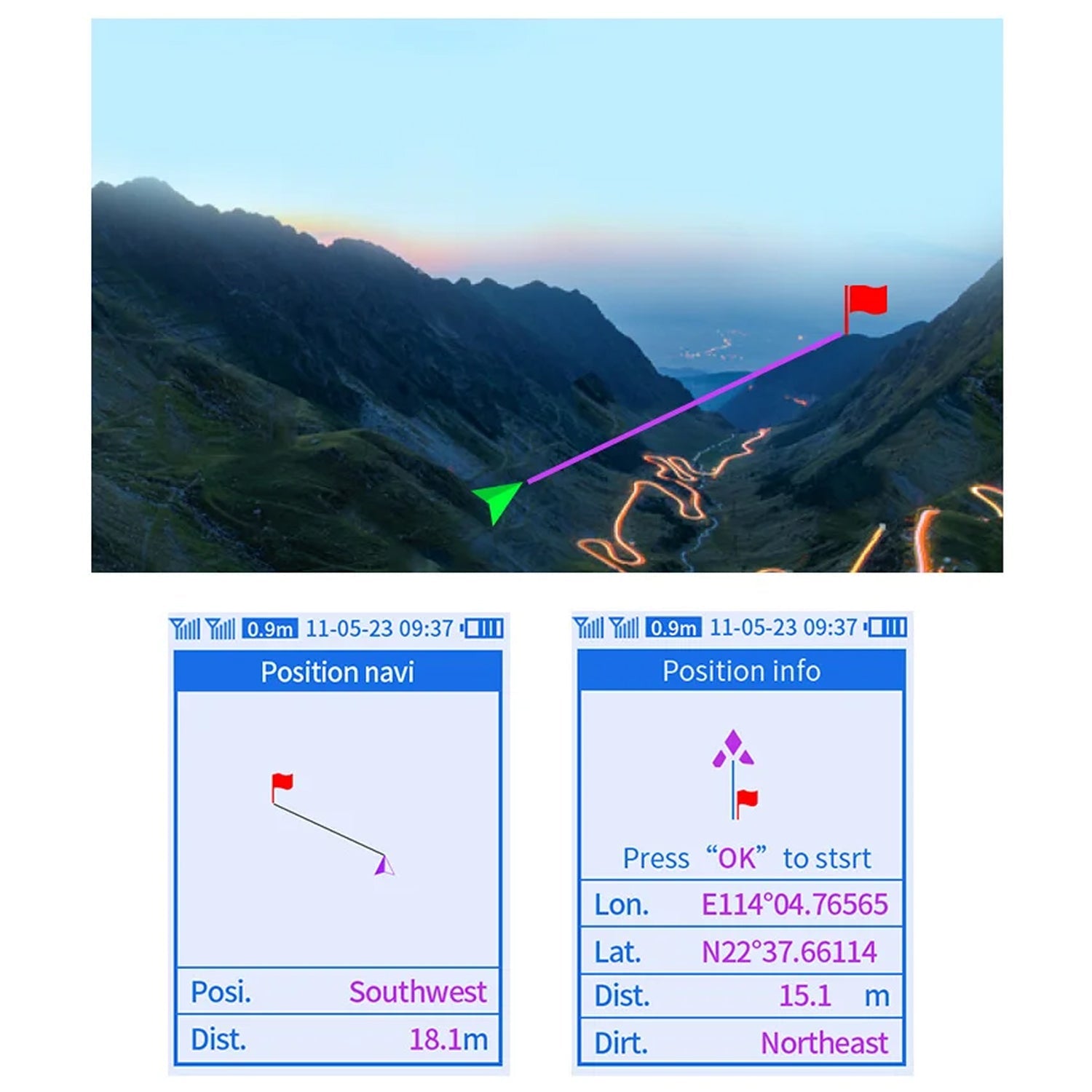 RelicNavi Handheld GPS
