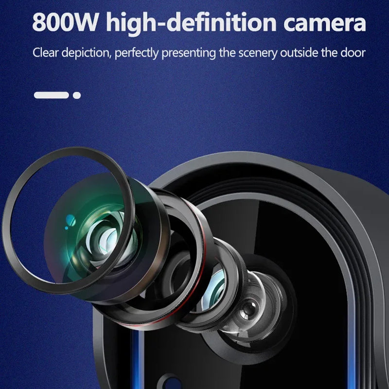 Ringiview Wireless Doorbell Camera with 4.3 Inch IPS Display