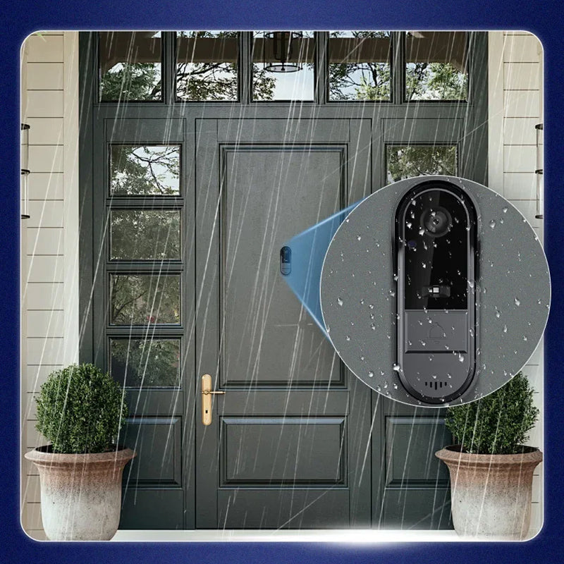 Ringiview Wireless Doorbell Camera with 4.3 Inch IPS Display
