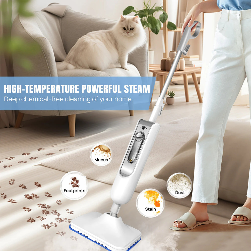 SanieVex Professional 110°C Steam Mop for Chemical-Free Floor Sanitisation
