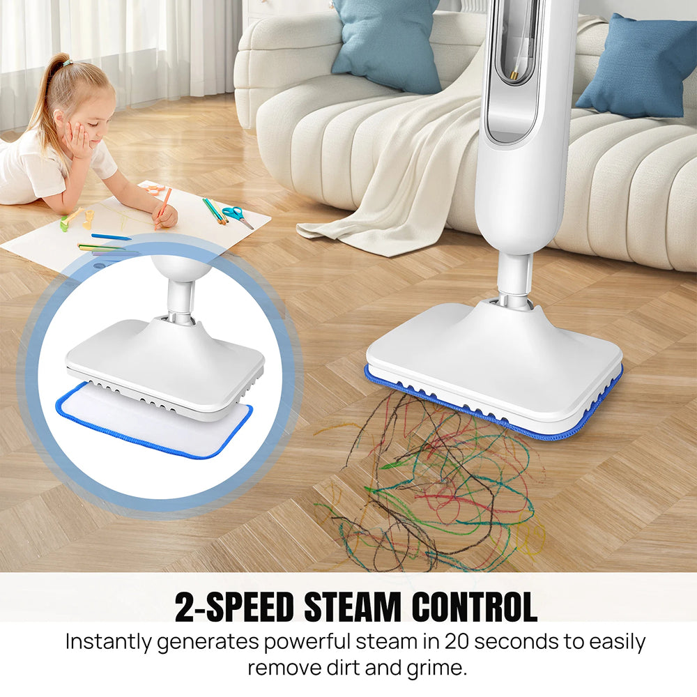 SanieVex Professional 110°C Steam Mop for Chemical-Free Floor Sanitisation