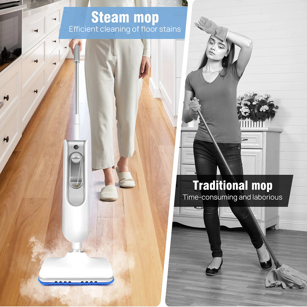 SanieVex Professional 110°C Steam Mop for Chemical-Free Floor Sanitisation