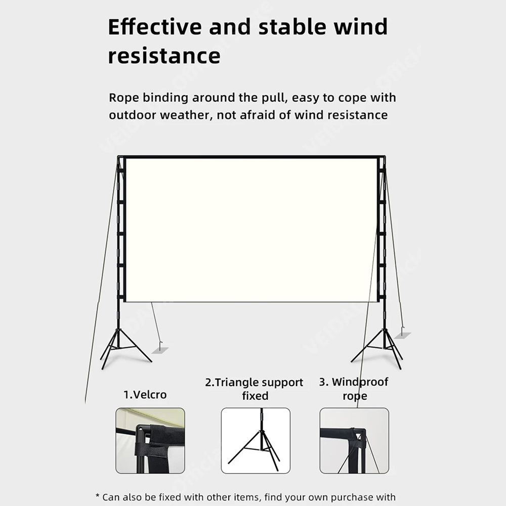 ScrinView Outdoor Projector Screen for Sports