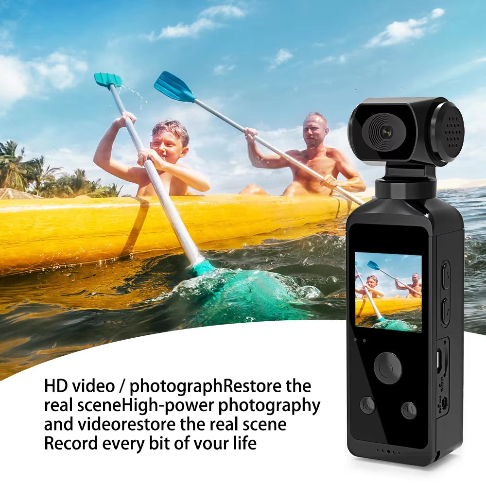SeelogTix 4K Action Camera with 270° Rotating Lens