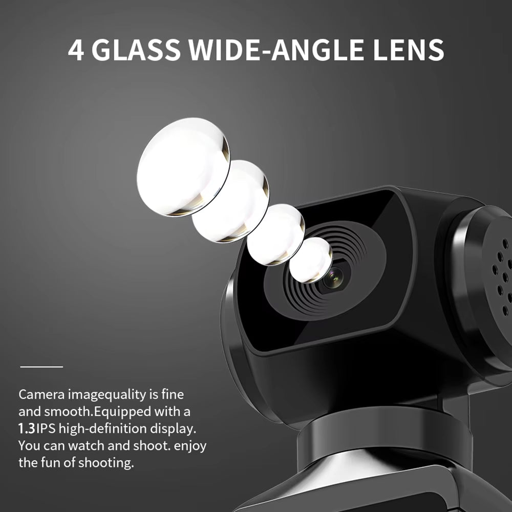 SeelogTix 4K Action Camera with 270° Rotating Lens