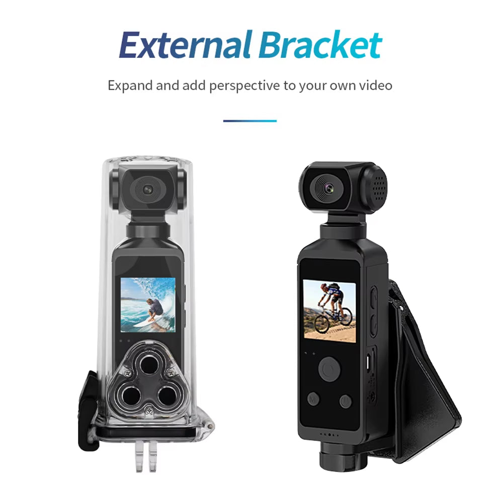 SeelogTix 4K Action Camera with 270° Rotating Lens
