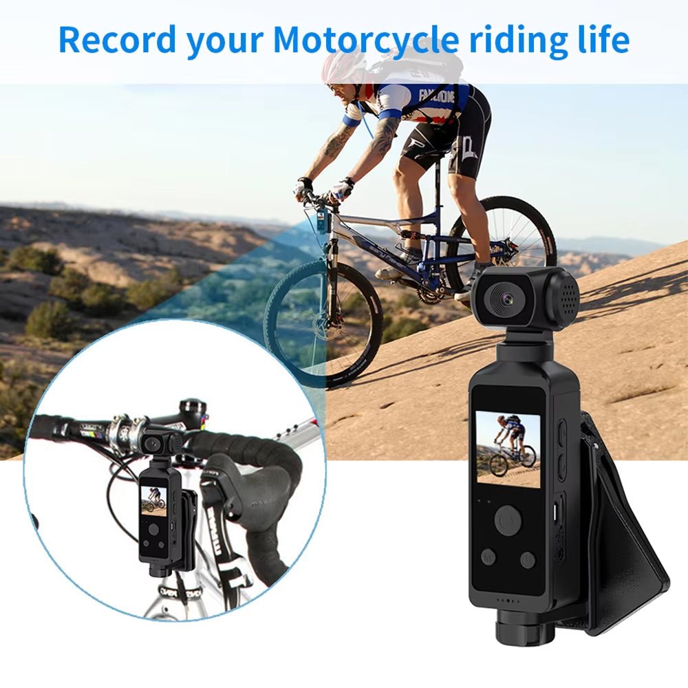 SeelogTix 4K Action Camera with 270° Rotating Lens