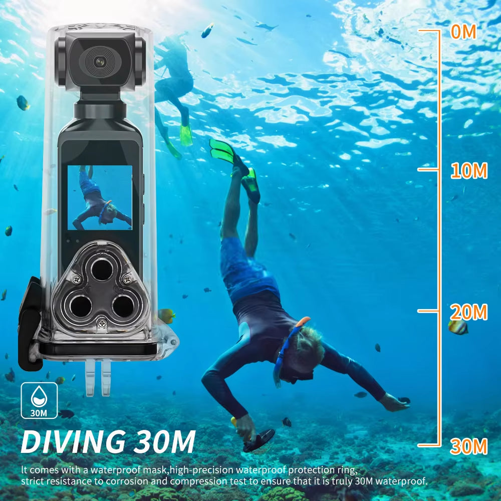 SeelogTix 4K Action Camera with 270° Rotating Lens