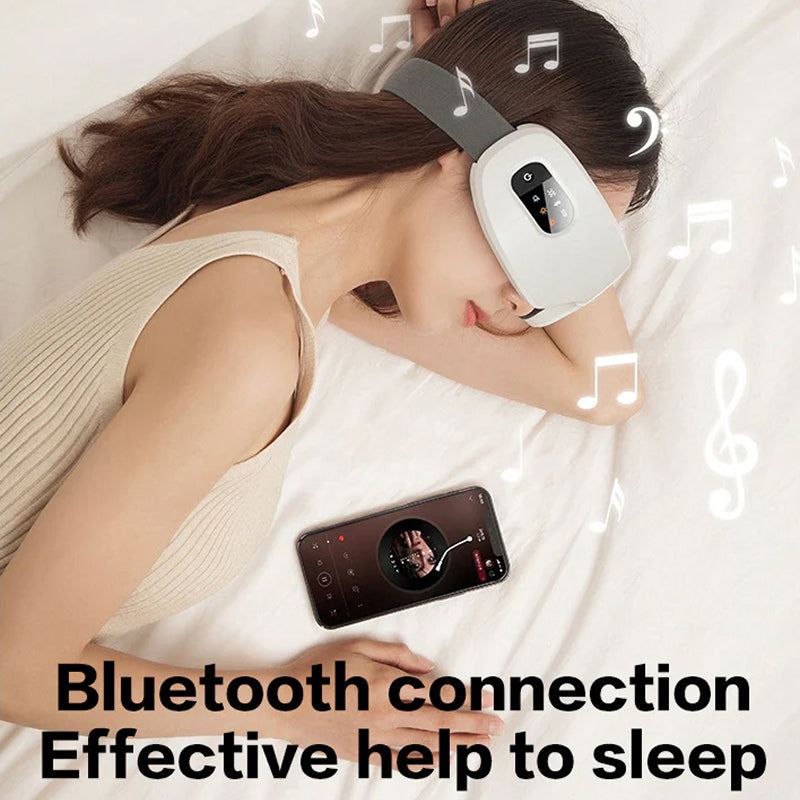 SeriEmb Heated Eye Mask with Bluetooth & Multi-Mode Massage