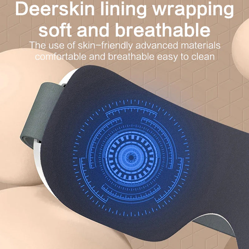 SeriEmb Heated Eye Mask with Bluetooth & Multi-Mode Massage