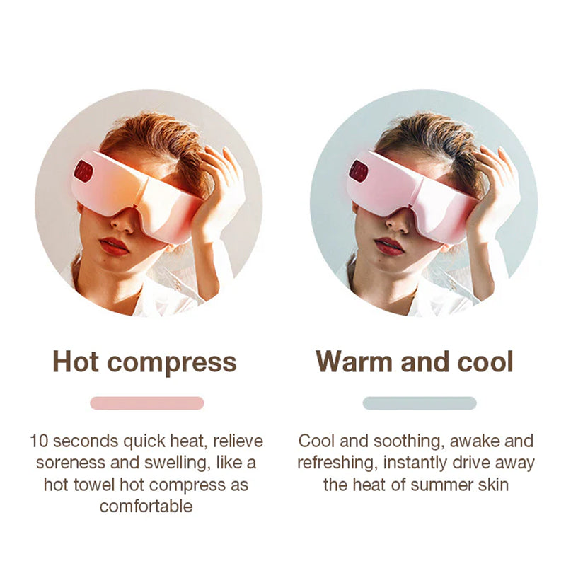 SeriEmb Heated Eye Mask with Bluetooth & Multi-Mode Massage
