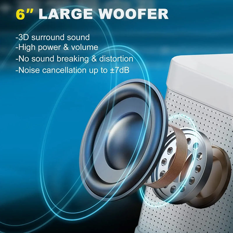 SingWavy Portable Hi-Fi Karaoke Speaker System