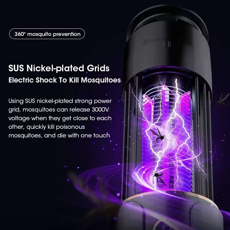 SkeeterZis Portable Bug Zapper & Silent Pest Control