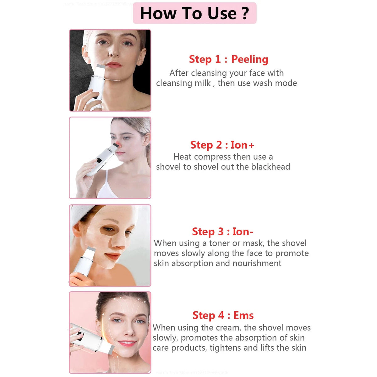SkinSonyc v2 Ultrasonic Skin Scrubber & Pore Cleanser