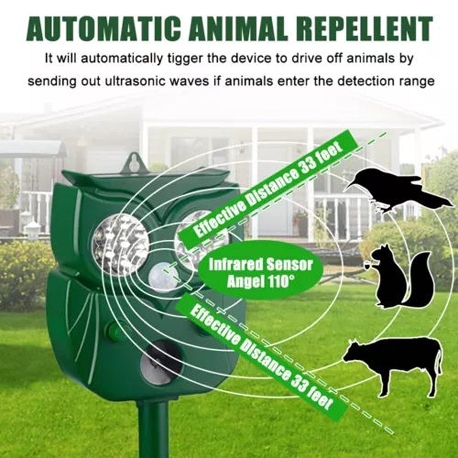 Skunovaxo Solar Motion Activated Skunk & Pest Deterrent