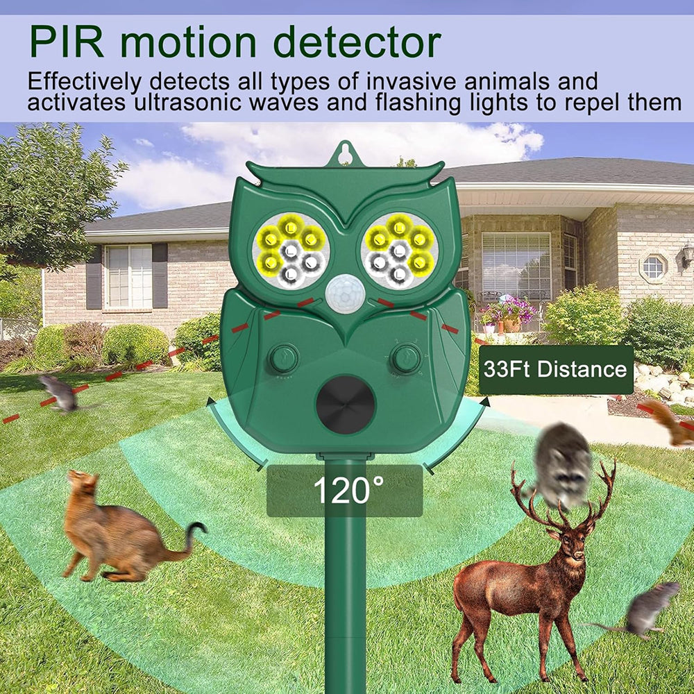 Skunovaxo Solar Motion Activated Skunk & Pest Deterrent