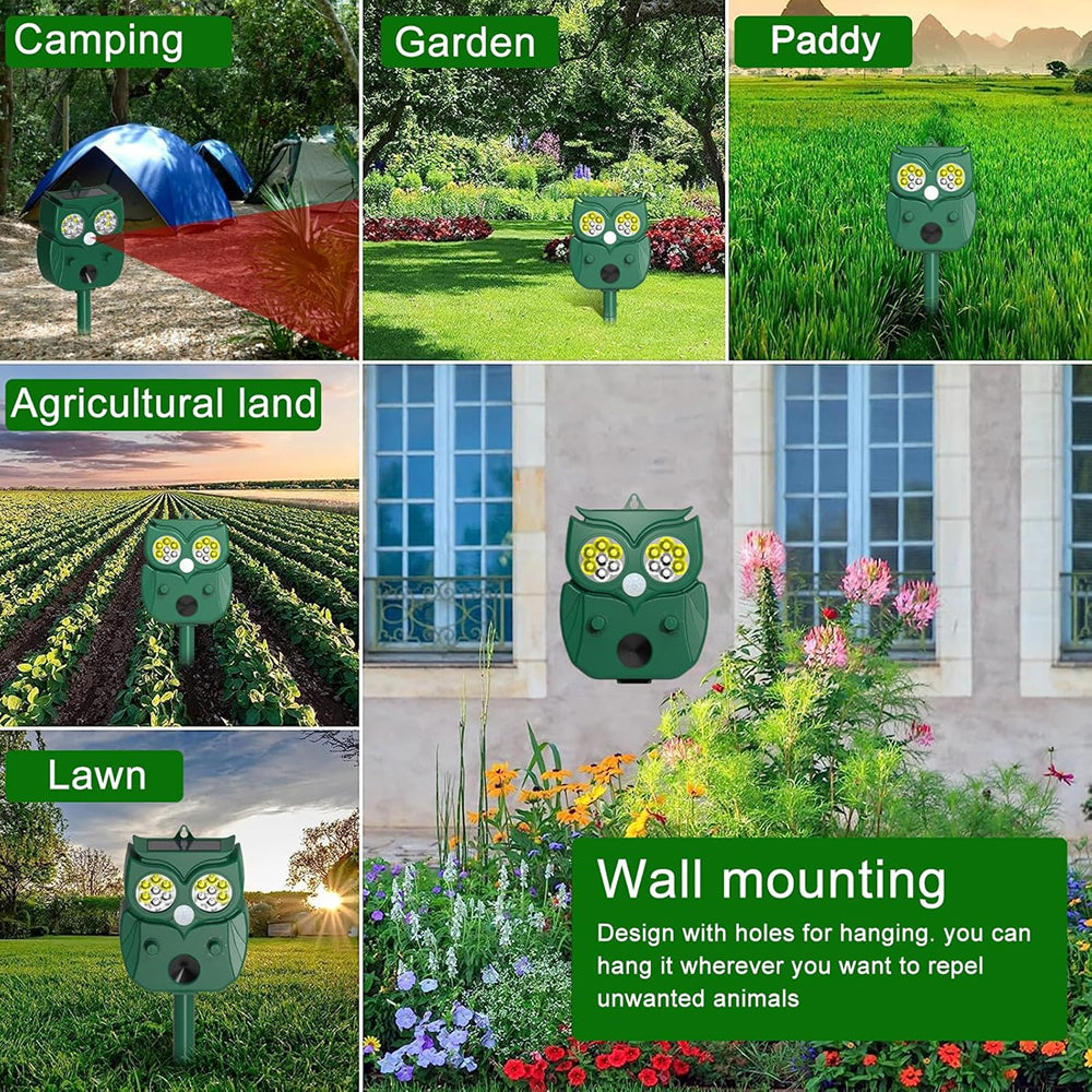 Skunovaxo Solar Motion Activated Skunk & Pest Deterrent