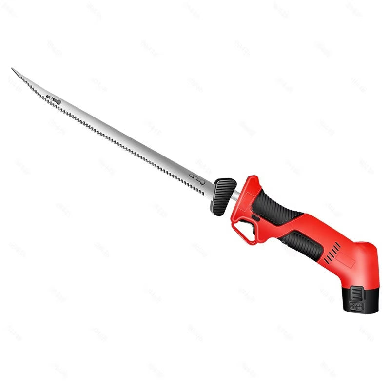 SlikeKut Cordless Electric Carving Knife - Rechargeable Meat & Bread Slicer