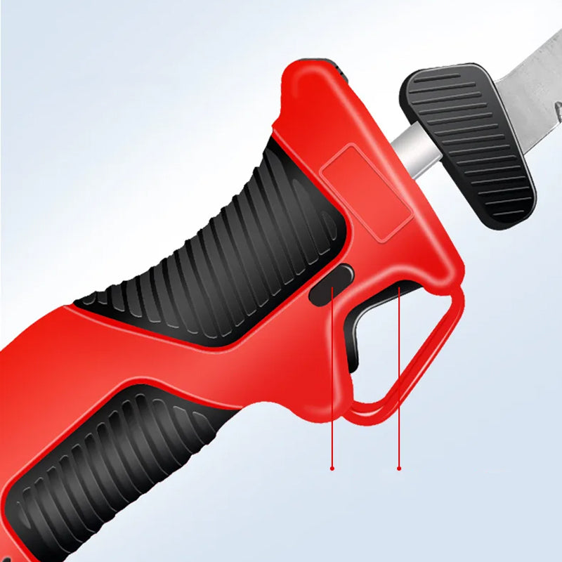 SlikeKut Cordless Electric Carving Knife - Rechargeable Meat & Bread Slicer