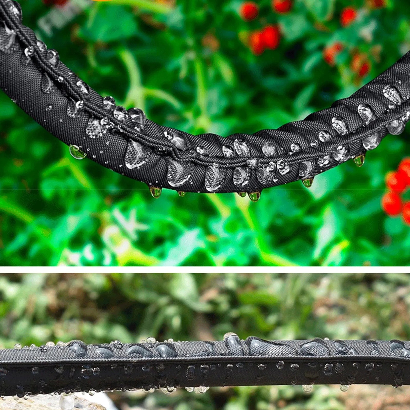 DriPhera 100ft Soaker Hose for Garden Irrigation and Root Hydration