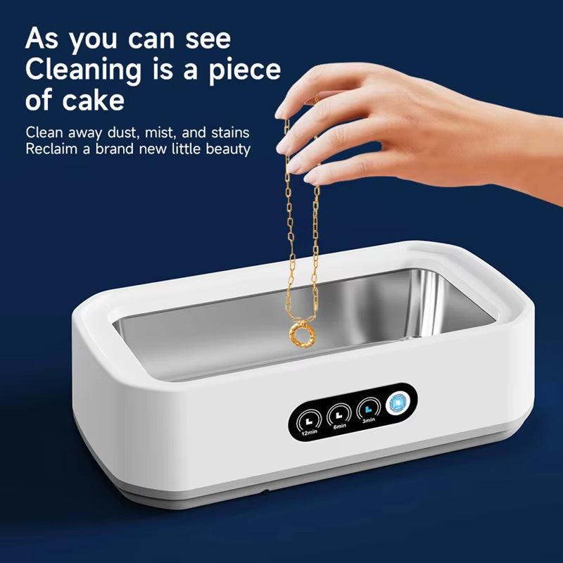 Sonicleer 47KHz Ultrasonic Jewellery and Eyeglass Cleaner 650ML