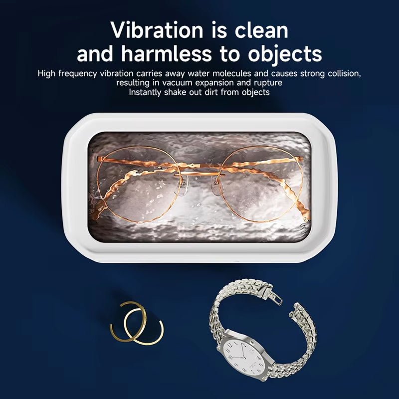 Sonicleer 47KHz Ultrasonic Jewellery and Eyeglass Cleaner 650ML