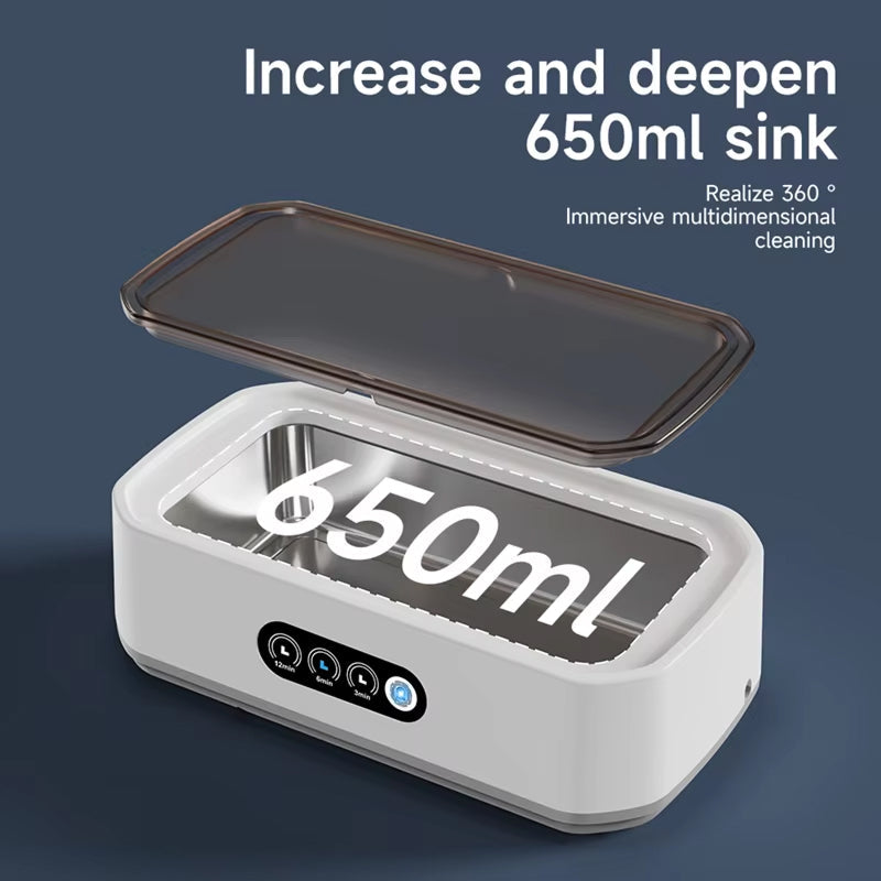 Sonicleer 47KHz Ultrasonic Jewellery and Eyeglass Cleaner 650ML