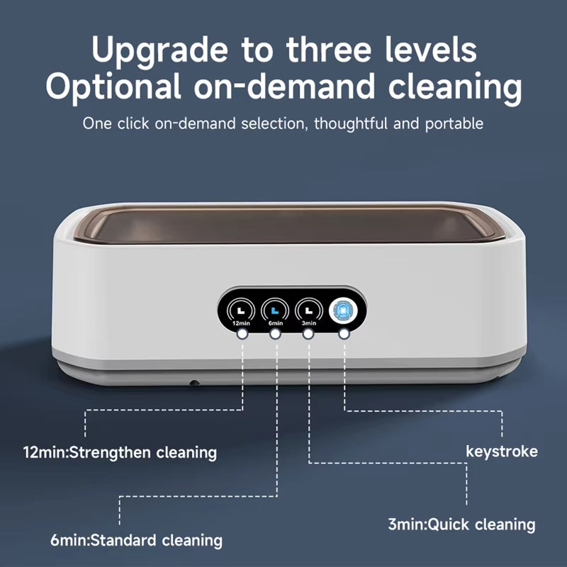 Sonicleer 47KHz Ultrasonic Jewellery and Eyeglass Cleaner 650ML