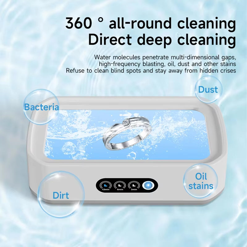 Sonicleer 47KHz Ultrasonic Jewellery and Eyeglass Cleaner 650ML