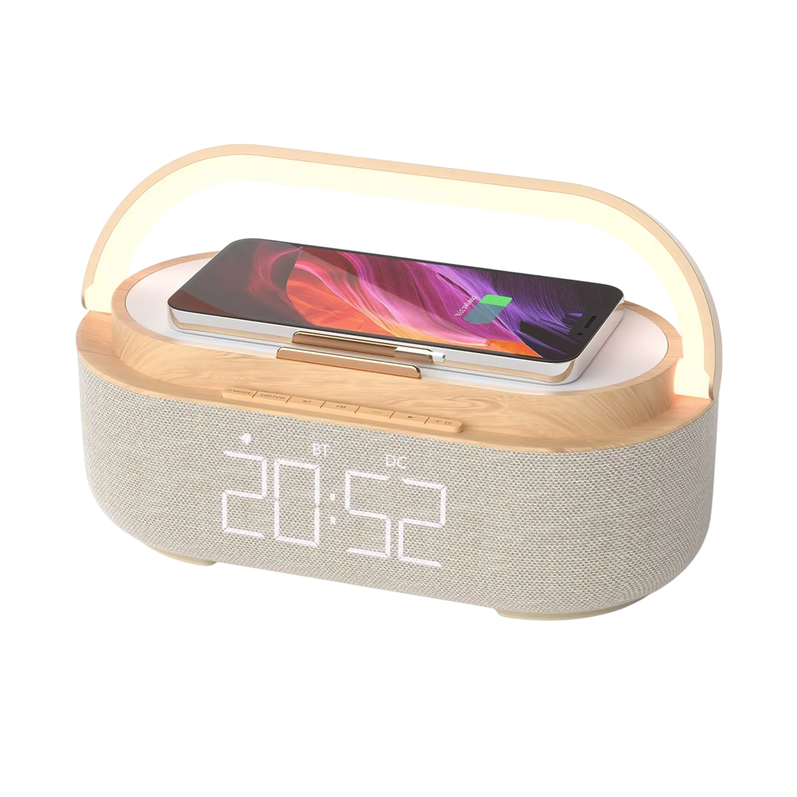 SonivoR 6-in-1 Bluetooth Speaker & 15W Wireless Charger