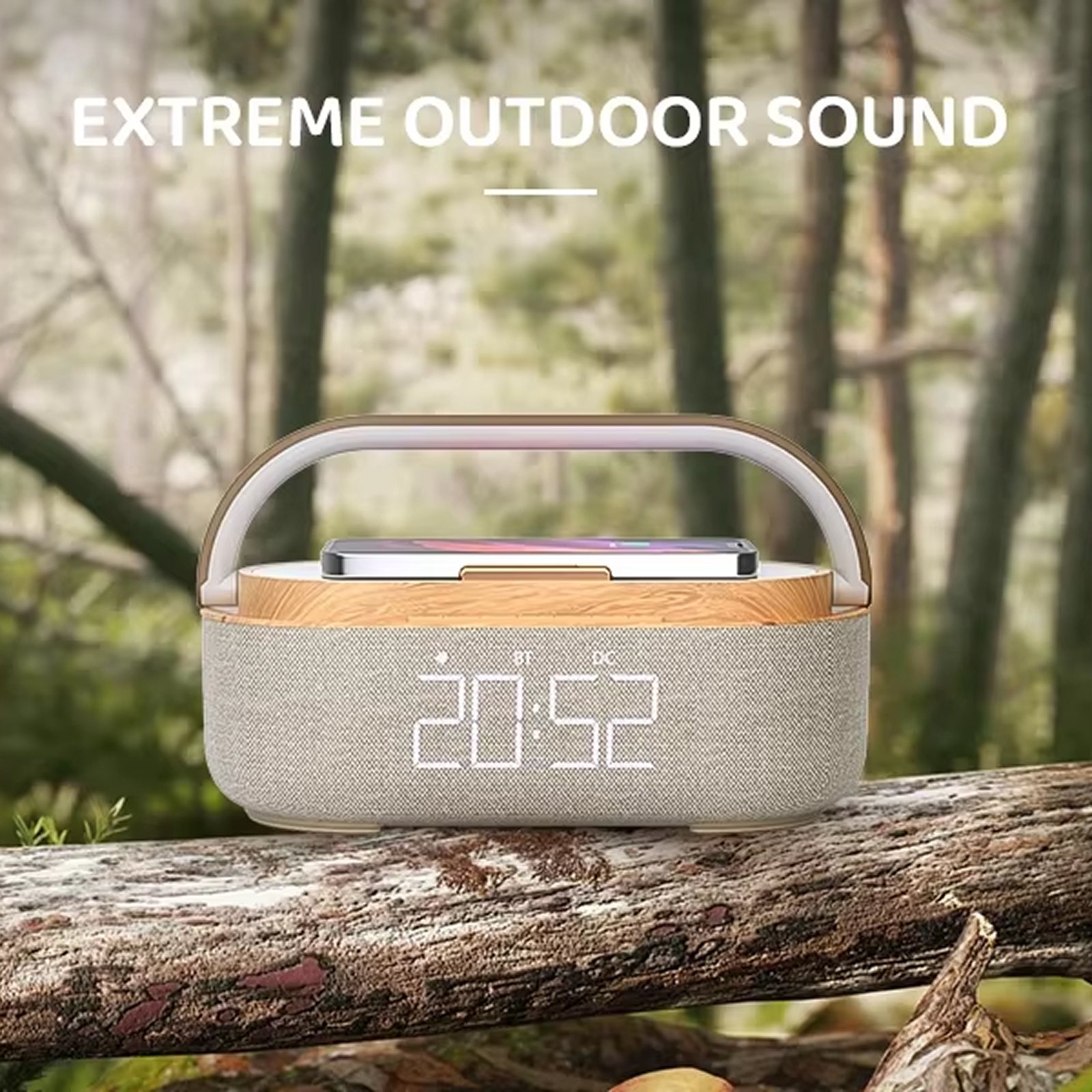 SonivoR 6-in-1 Bluetooth Speaker & 15W Wireless Charger