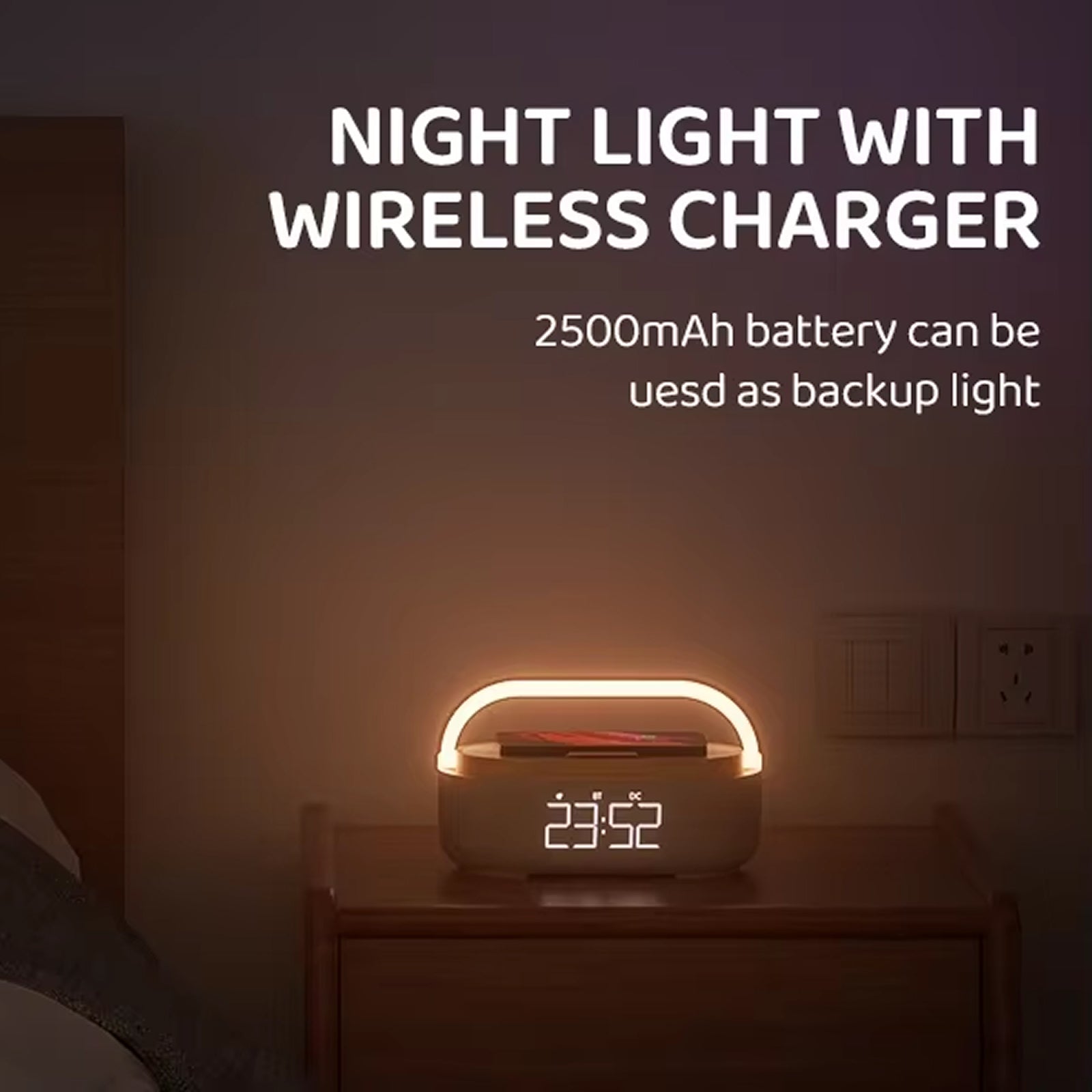 SonivoR 6-in-1 Bluetooth Speaker & 15W Wireless Charger