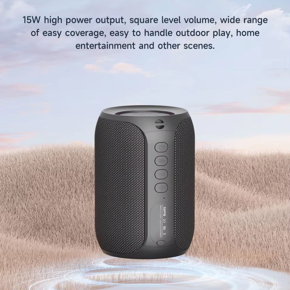 SpeakyAS Portable 15W Bluetooth Speaker with 15-Hour Battery