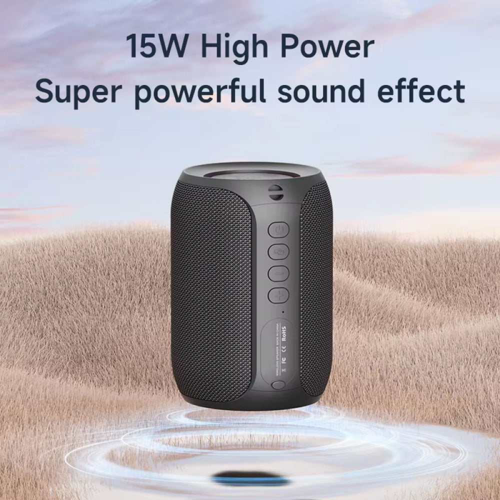 SpeakyAS Portable 15W Bluetooth Speaker with 15-Hour Battery