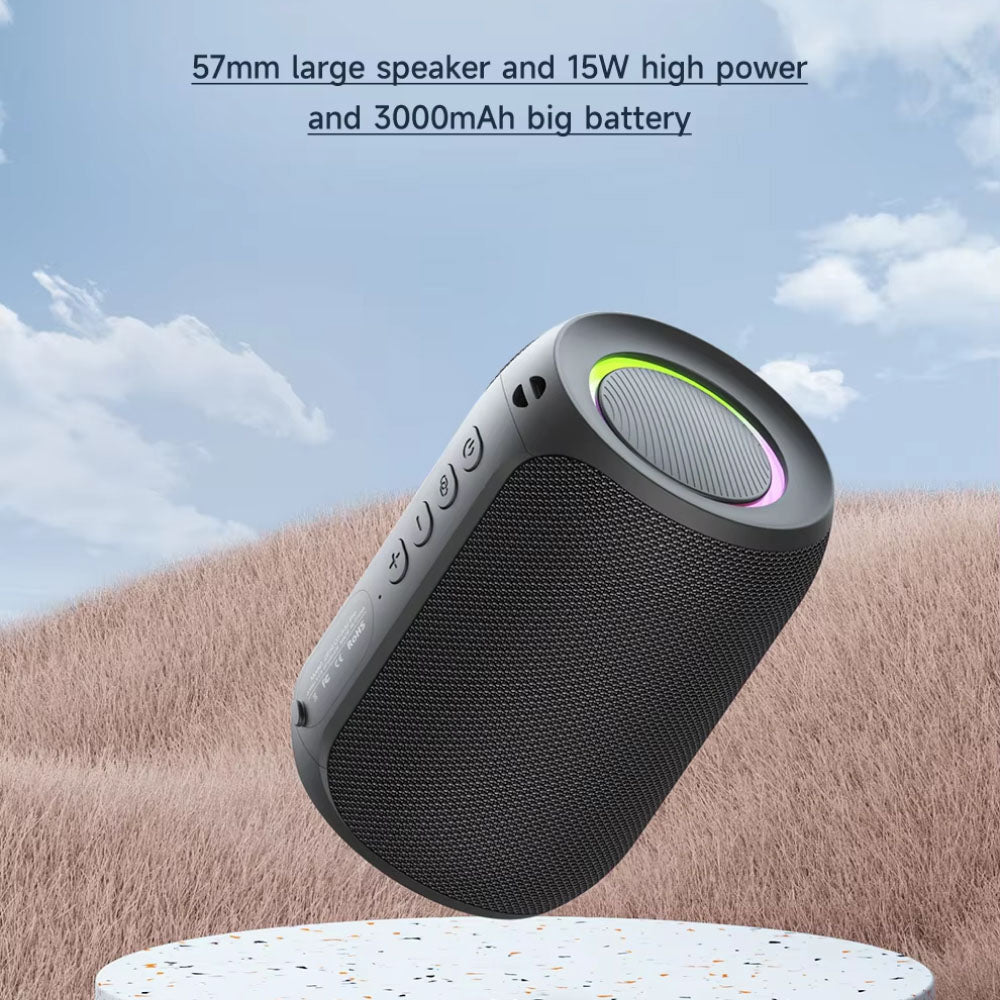 SpeakyAS Portable 15W Bluetooth Speaker with 15-Hour Battery