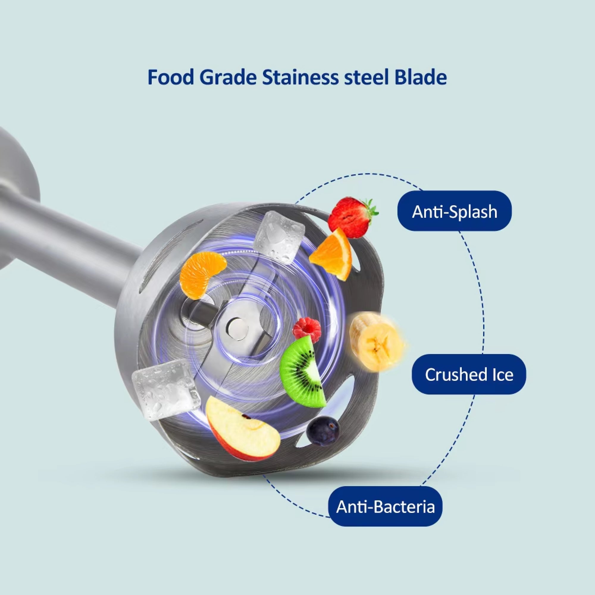 SpinyChef 1200W High-Performance Immersion Blender